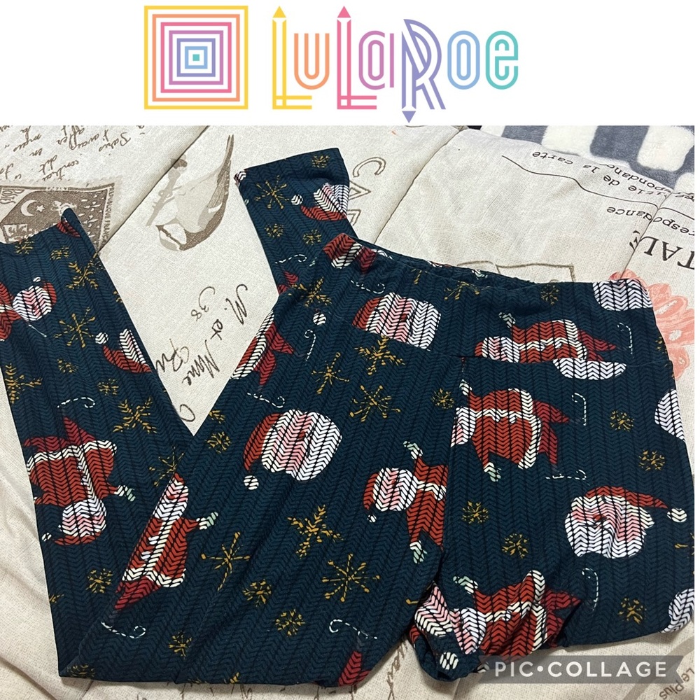 🔥🔥Lularoe Santa leggings!